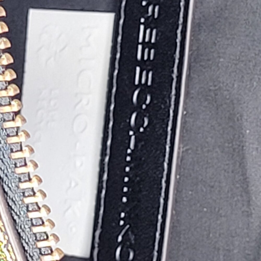 Rebecca Minkoff Clutch Gold/Iridescent Sparkle Glitter Envelope Zipper Trim NWT - Picture 6 of 11